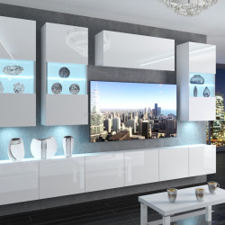 Living Belini Imperium IMP 5/5/W/W/0/0 3.0m (White High Gloss)