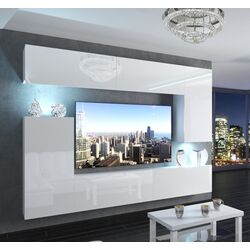 Living Belini Imperium IMP 8/5/W/W/0/0 2.5m (White High Gloss) Thumb