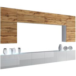 Living Belini Imperium IMP 2/5/W/DWW/0/0 3.0m (Wotan Oak/White High Gloss) Thumb