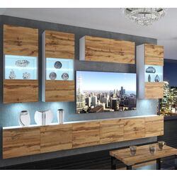 Гостиная Belini Imperium IMP 5/5/W/DW/0/0 3.0m (Wotan Oak) Thumb