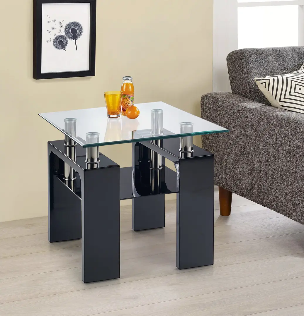 Masa pentru reviste Halmar Diana H Square (Black)