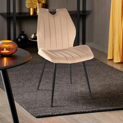 Стул Signal Arco Velvet (Beige/Black)