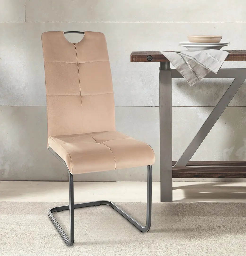 Стул Signal Axo Velvet (Beige/Black)