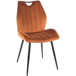 Scaun Signal Arco Velvet (Cinnamon/Black) Thumb