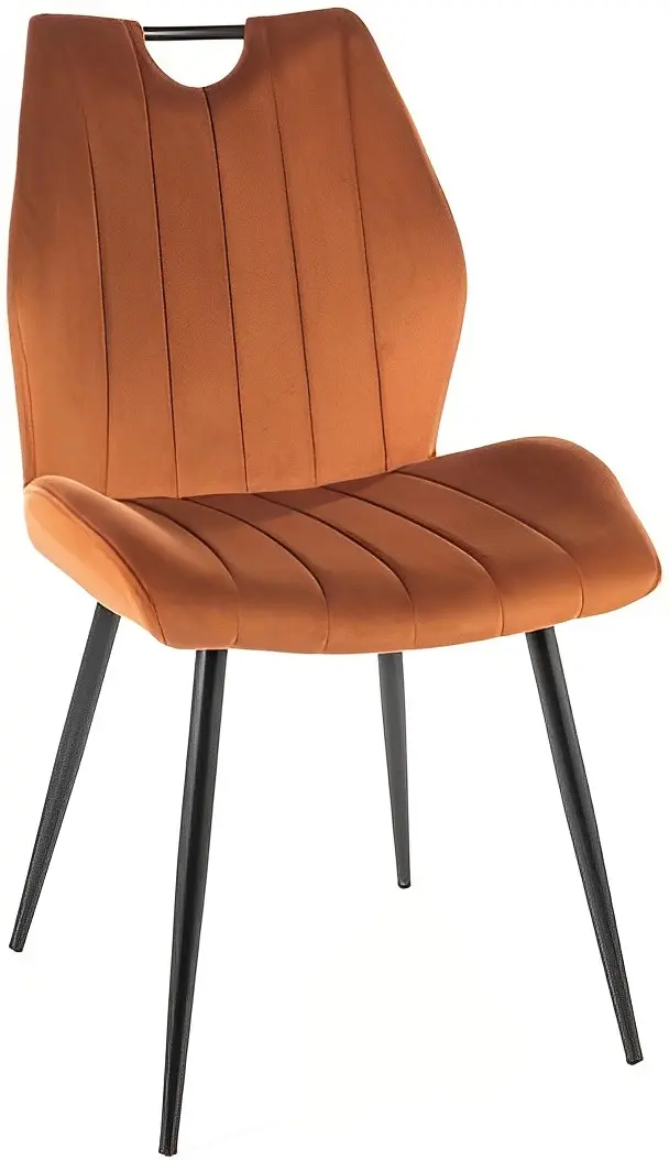 Scaun Signal Arco Velvet (Cinnamon/Black)