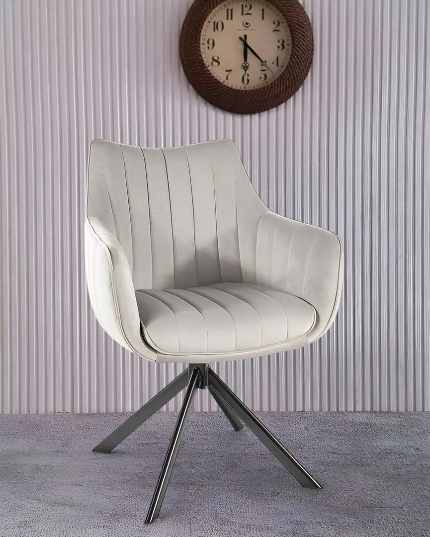 Scaun Signal Azalia Velvet (Gray Light/Black)