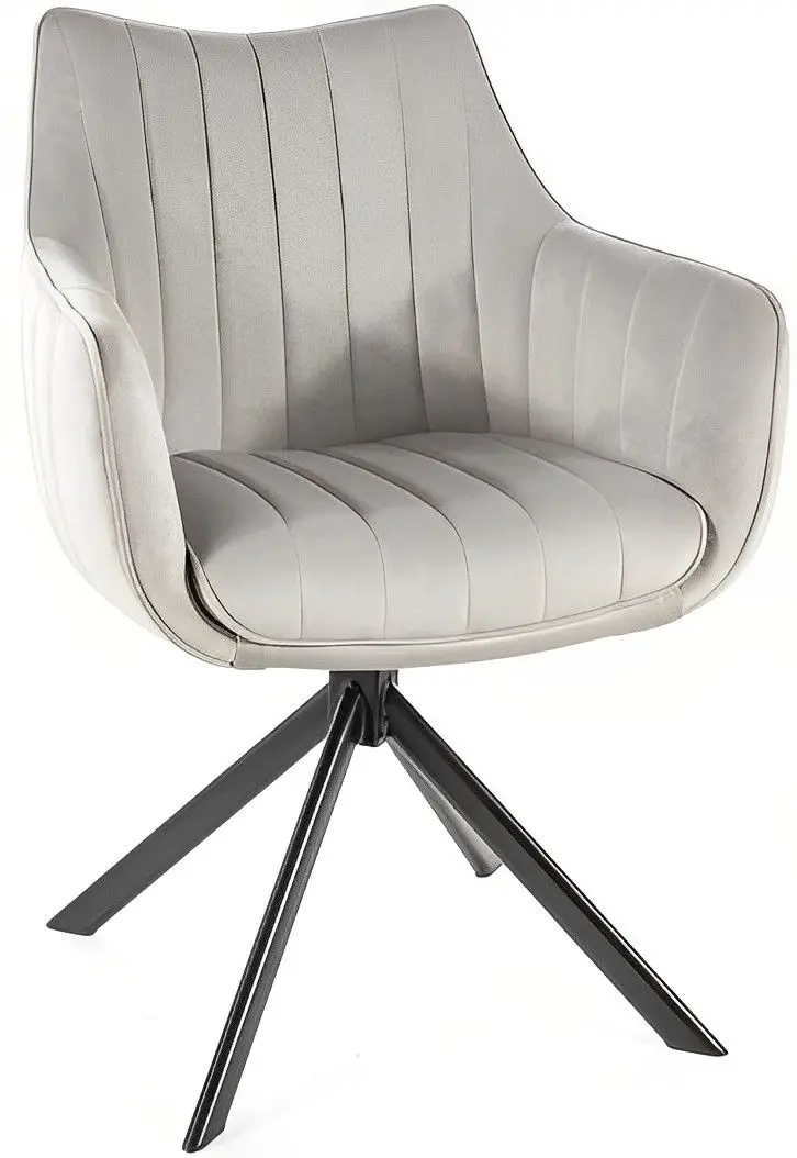 Scaun Signal Azalia Velvet (Gray Light/Black)