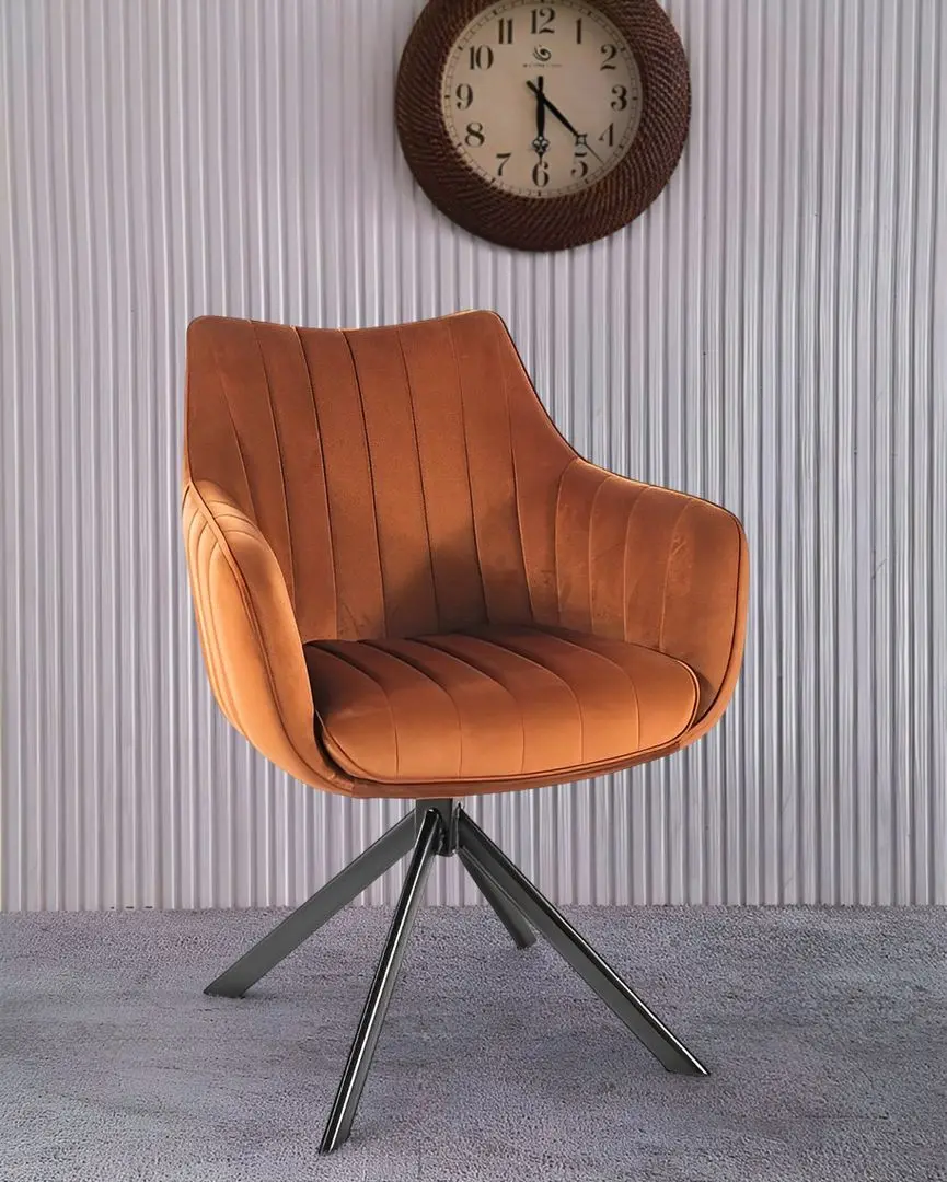 Scaun Signal Azalia Velvet (Cinnamon/Black)