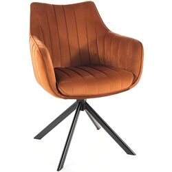 Scaun Signal Azalia Velvet (Cinnamon/Black) Thumb