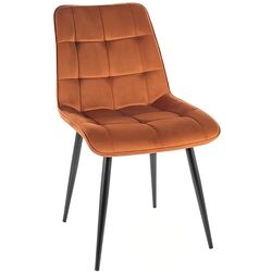 Стул Signal Chic Velvet (Cinnamon/Black) Thumb