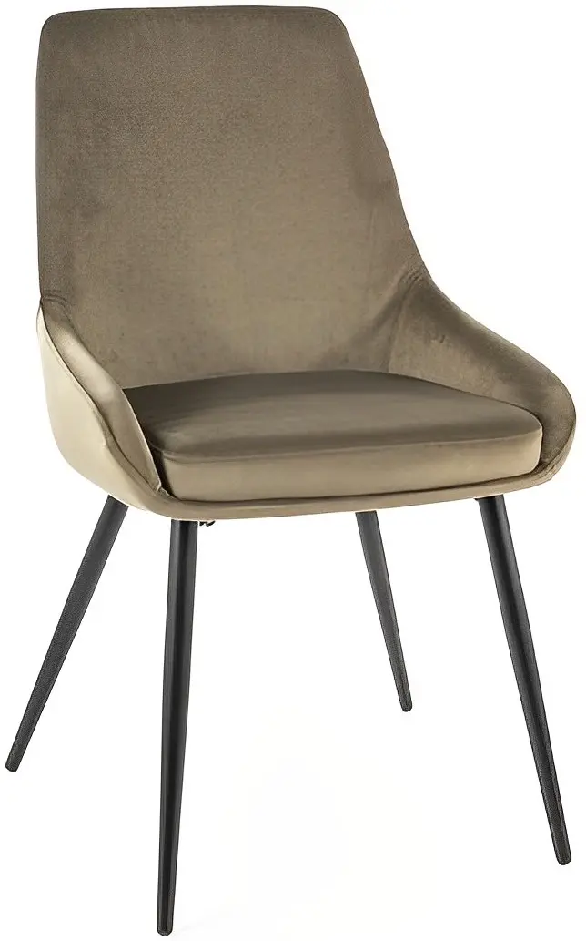 Scaun Signal Cobe Velvet (Olive/Black)