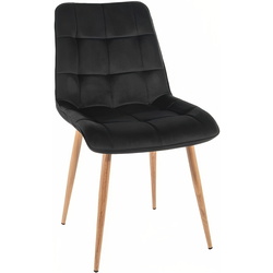 Scaun Signal Chic D Velvet (Black/Oak) Thumb