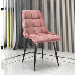 Scaun Signal Chic Velvet (Dark Pink/Black)