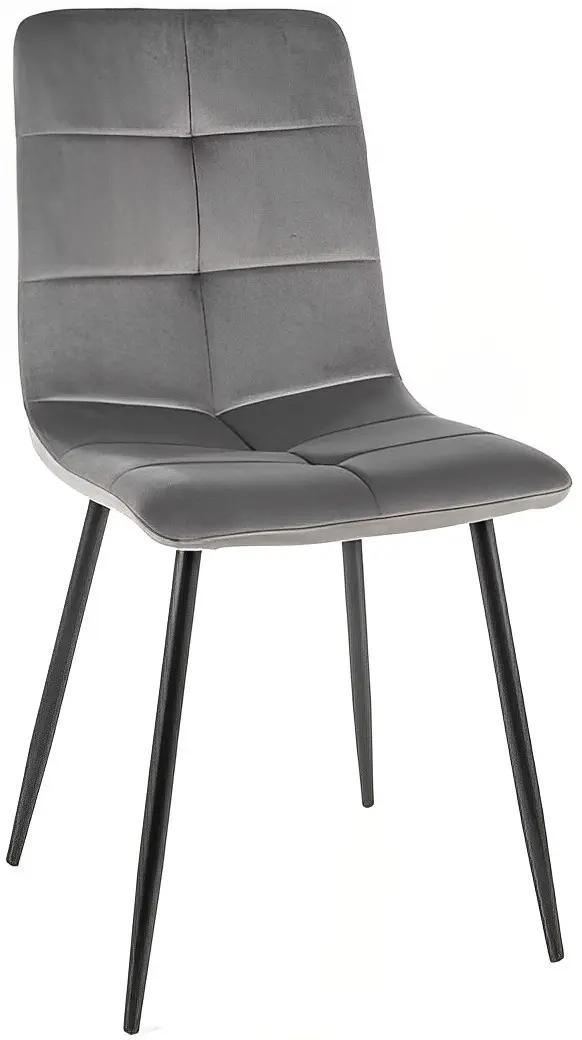 Scaun Signal Ivo Velvet (Gray/Black)