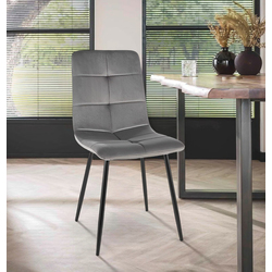 Scaun Signal Ivo Velvet (Gray/Black)