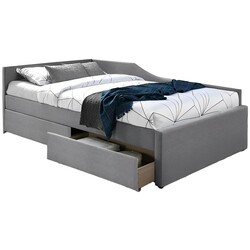 Кровать Signal Eliot Velvet 120x200 (Gray) Thumb