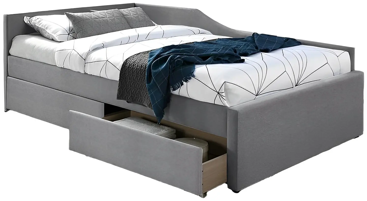 Кровать Signal Eliot Velvet 120x200 (Gray)