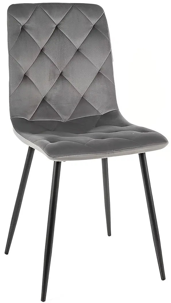 Scaun Signal Jerry Velvet (Gray/Black)