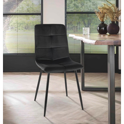 Scaun Signal Ivo Velvet (Black)