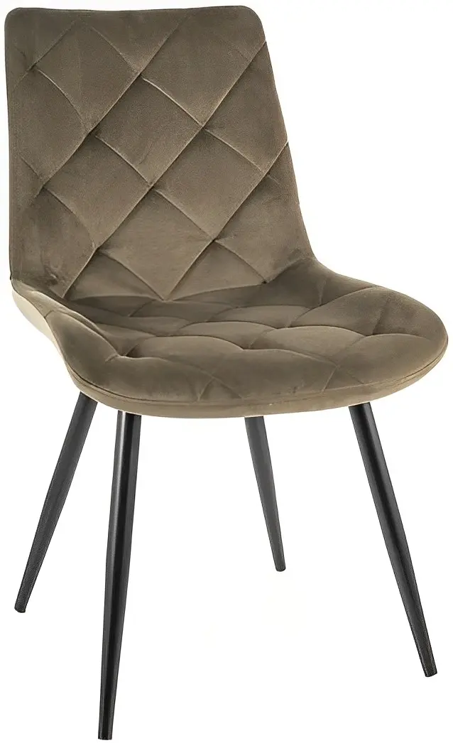 Стул Signal Ralph Velvet (Olive/Black)