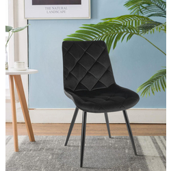 Стул Signal Ralph Velvet (Black)