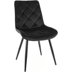 Стул Signal Ralph Velvet (Black) Thumb