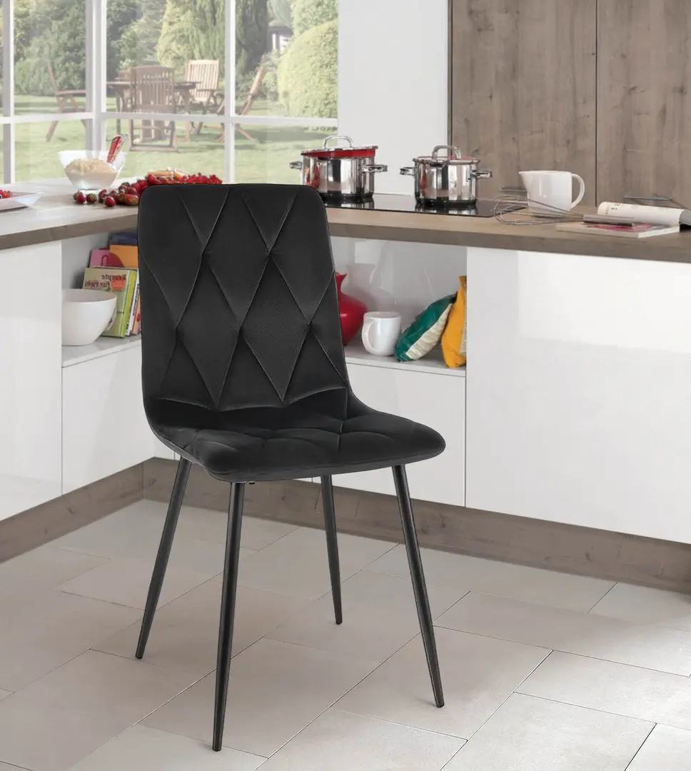 Scaun Signal Tom Velevet (Black)