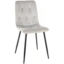 Scaun Signal Tom Velevet (Gray Light/Black) Thumb