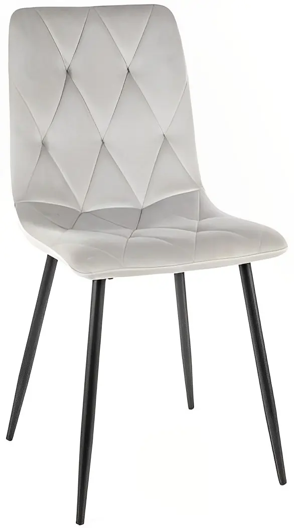 Scaun Signal Tom Velevet (Gray Light/Black)