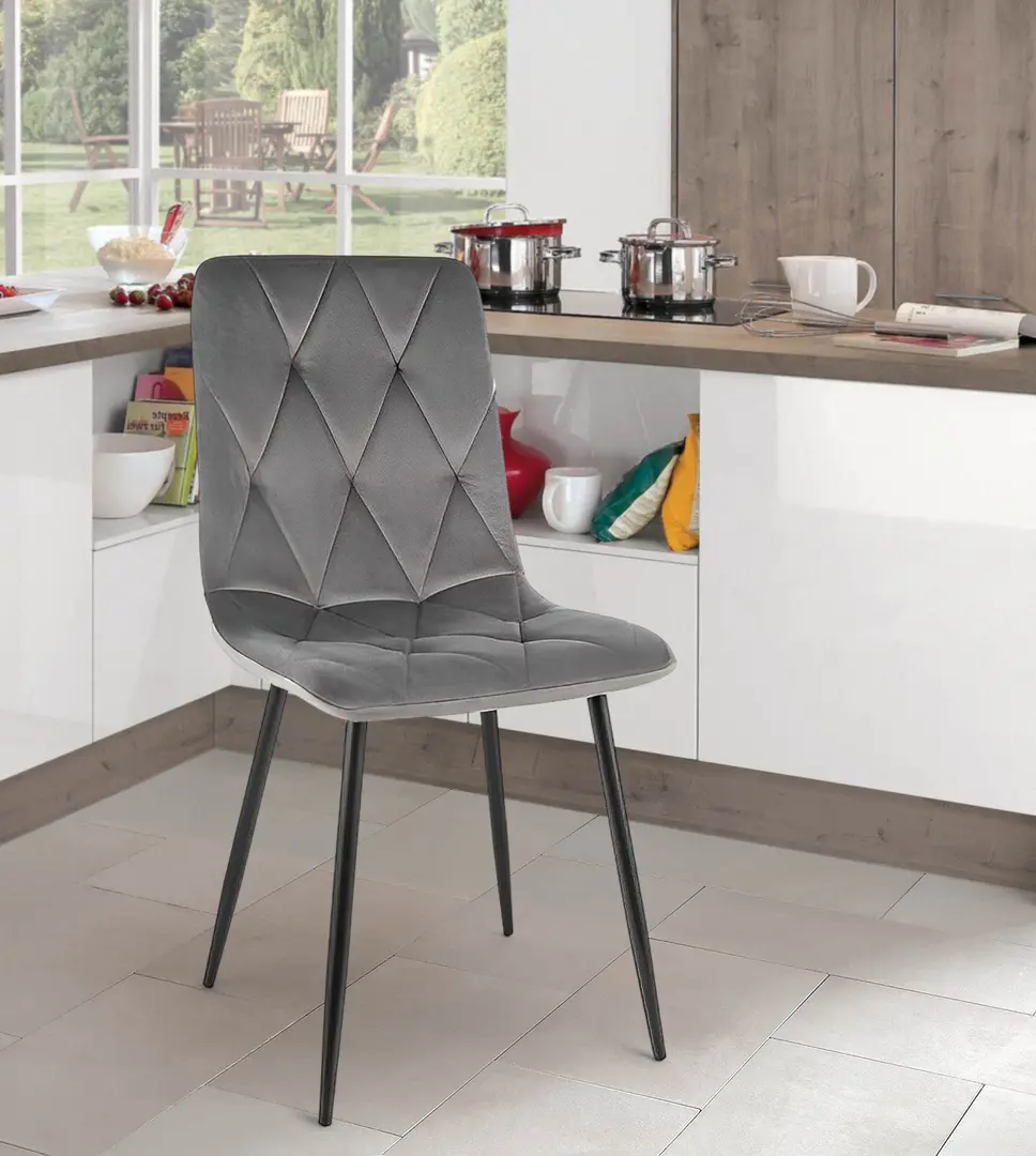 Стул Signal Tom Velevet (Gray/Black)