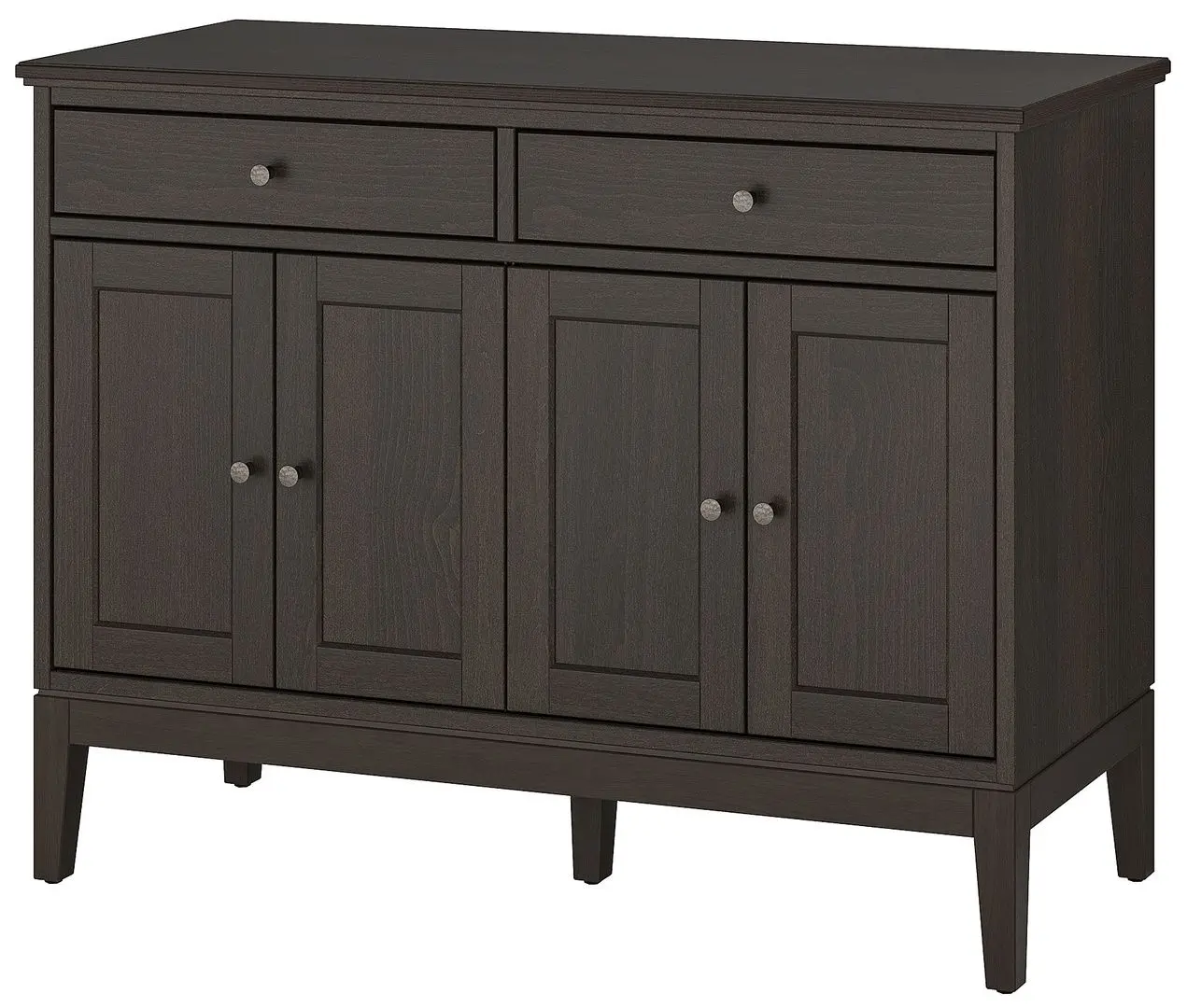 Тумба Ikea Idanas 124x50x95 (Темно-коричневая морилка)