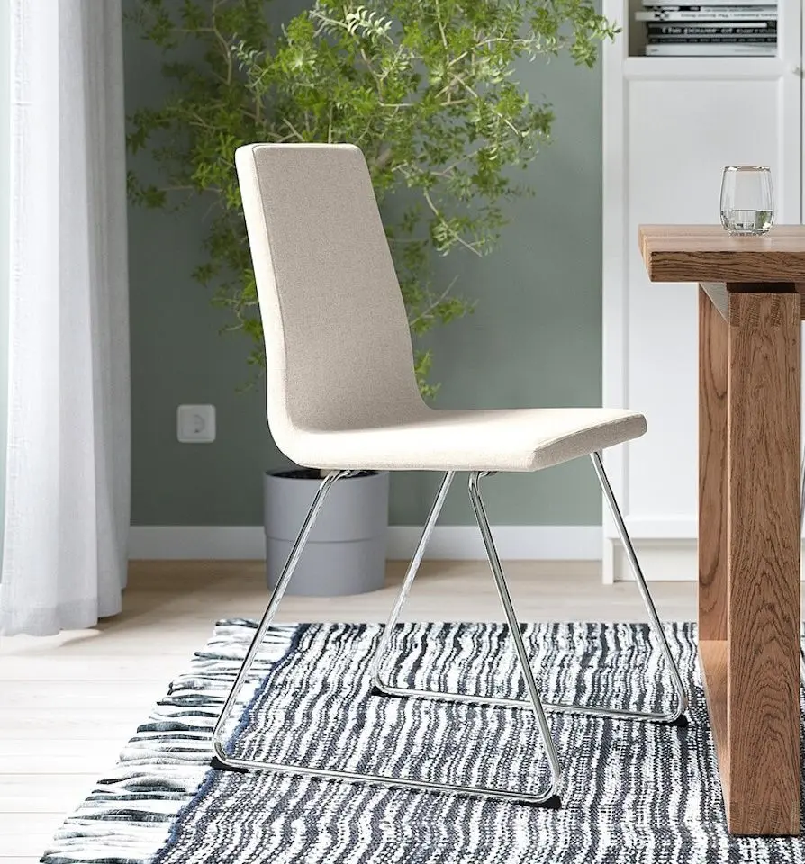 Scaun Ikea Lillanas/Gunnared (Crom/Bej)