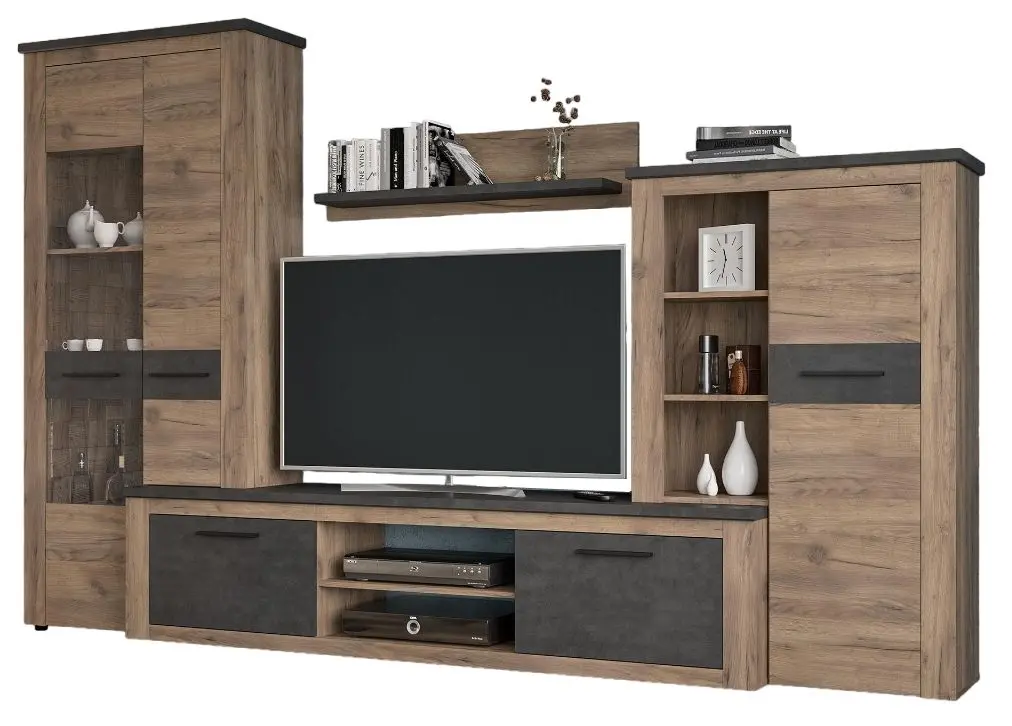 Гостиная Marcel Prod Montreal 3.2m (Craft Tobacco Oak/Matera)