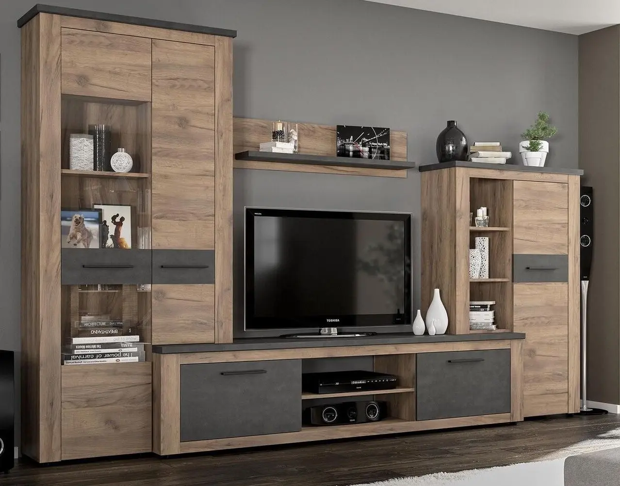 Гостиная Marcel Prod Montreal 3.2m (Craft Tobacco Oak/Matera)