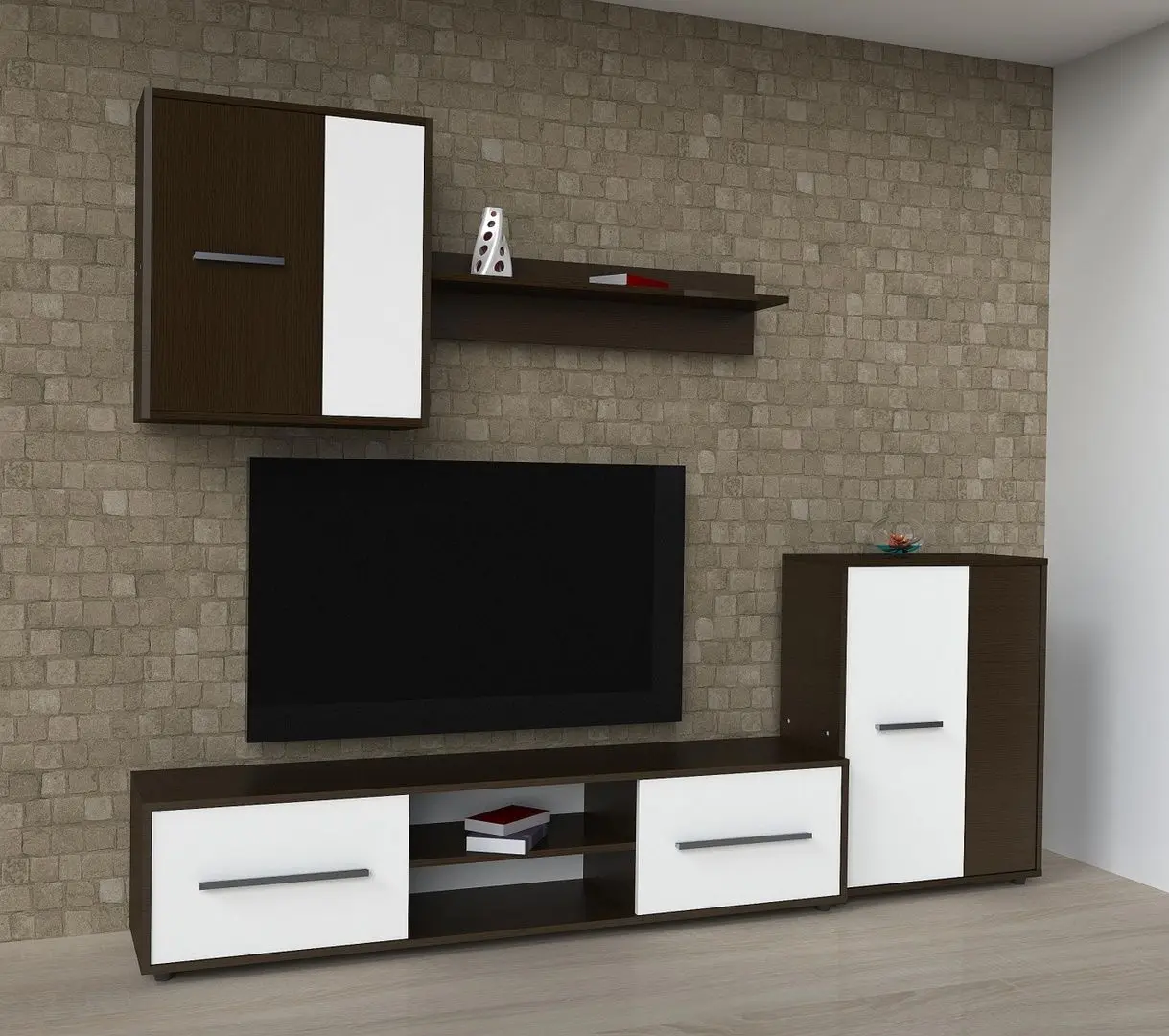 Living Marcel Prod Flory 2.2m (Wenge/White)