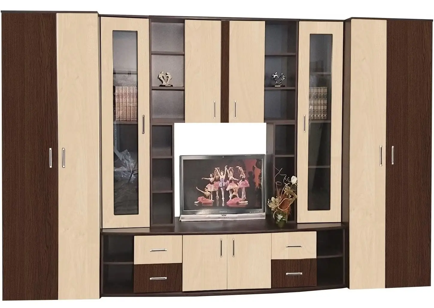 Гостиная Marcel Prod Cristina 3.4m (Wenge/Birch)