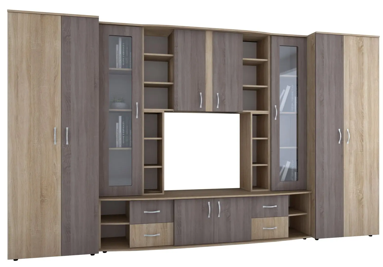 Living Marcel Prod Cristina 3.4m (Sonoma Oak/Sonoma Oak Truffle) - 2