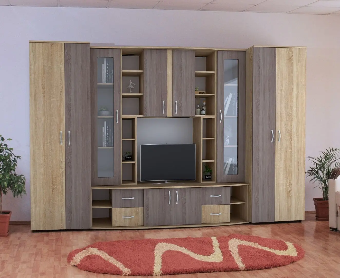 Living Marcel Prod Cristina 3.4m (Sonoma Oak/Sonoma Oak Truffle)