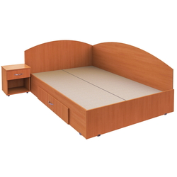 Кровать + прикроватная тумба Marcel Prod SPC16NOCIR 160x200 (Cherry) Thumb