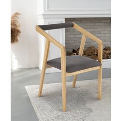 Стул Halmar Azul 2 (Natural Oak/Grey)