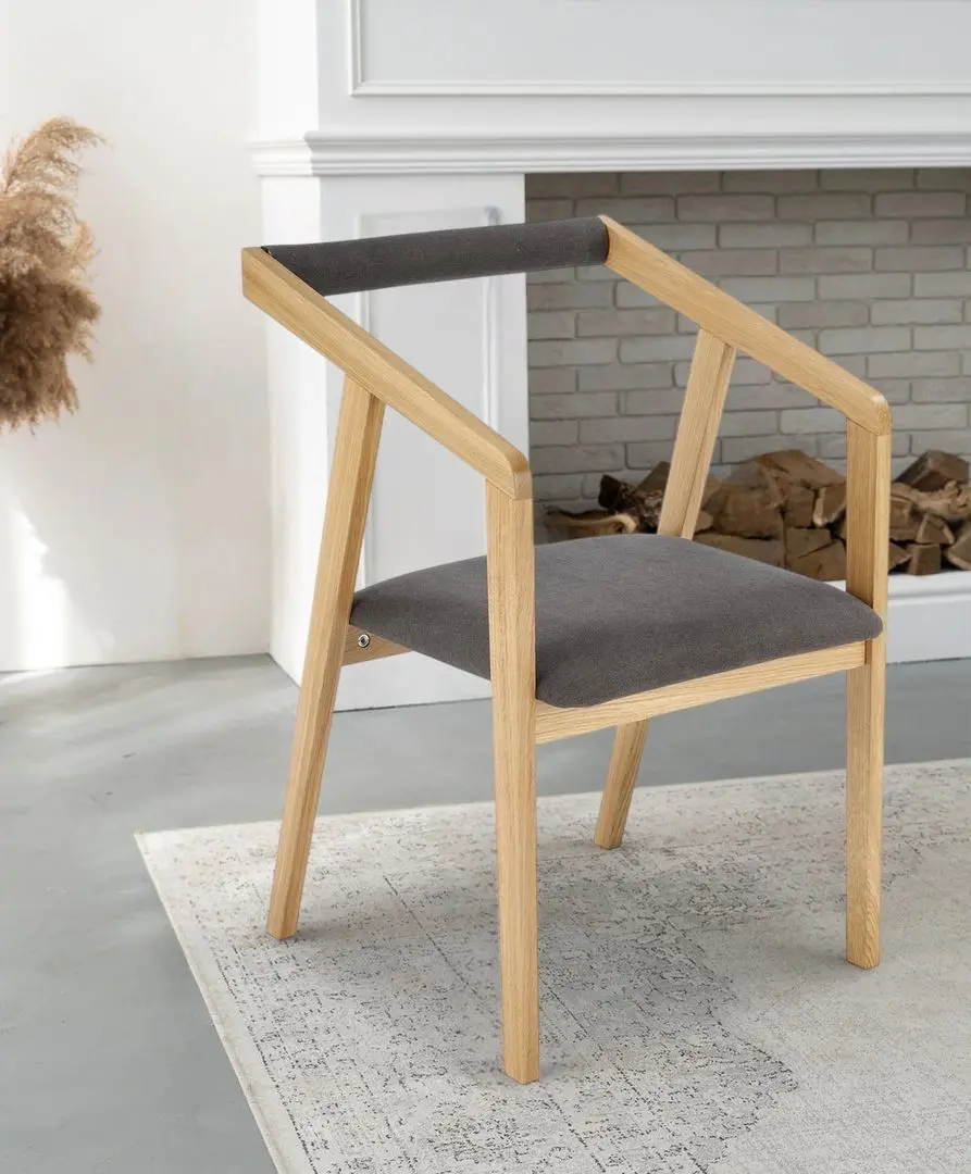 Стул Halmar Azul 2 (Natural Oak/Grey)