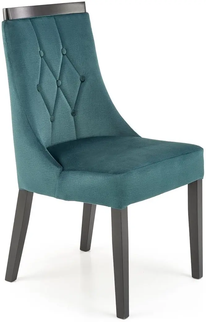 Стул Halmar Royal (Black/Dark Green) - 2
