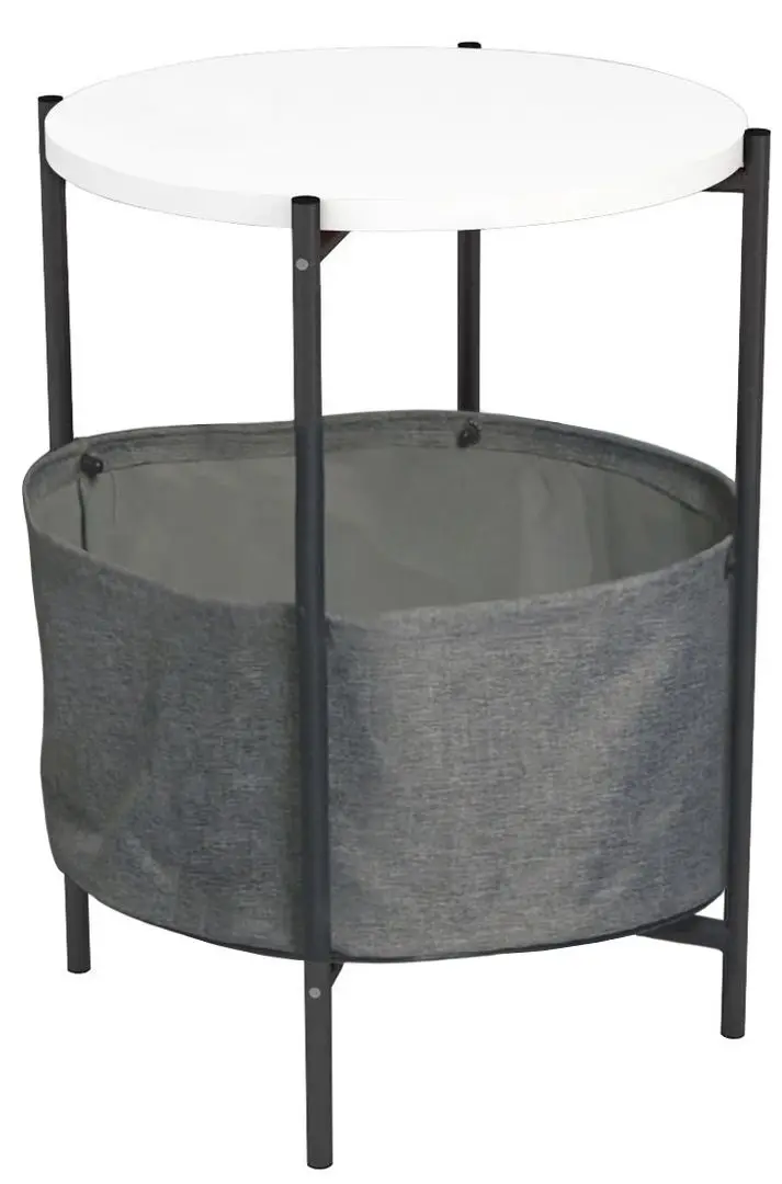 Masa pentru reviste Bofigo With Bag (White/Black)