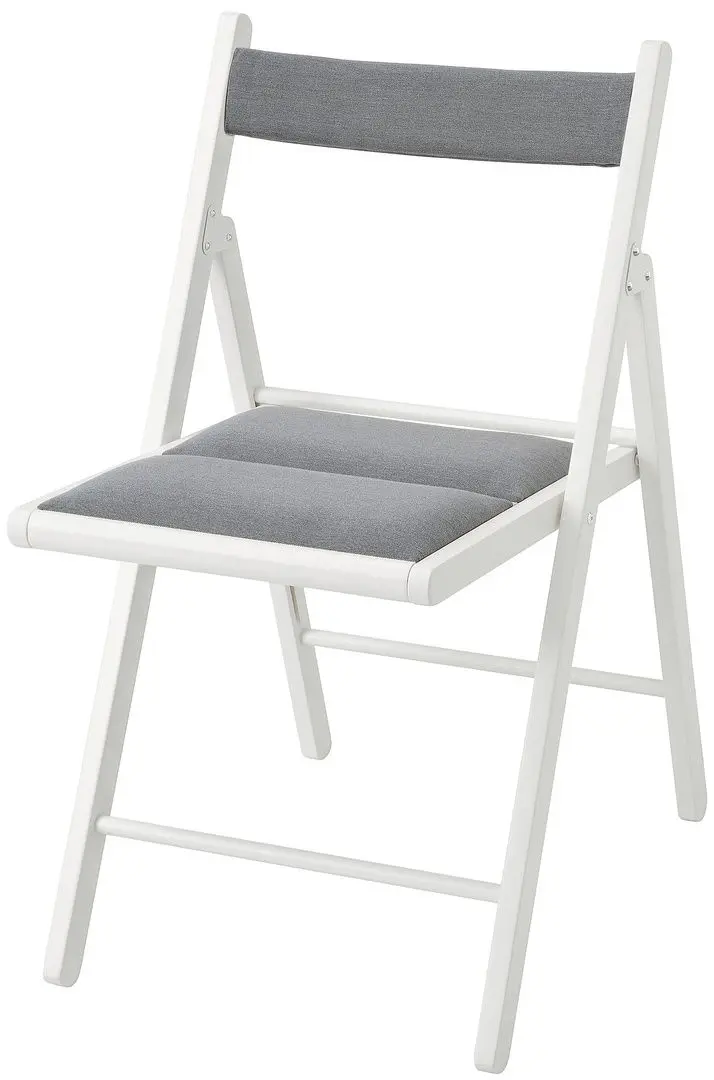 Scaun pliant Ikea Frosvi/Knisa (Alb/Gri)