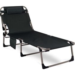 Шезлонг Mebel Elite Venus (Grey/Black) Thumb