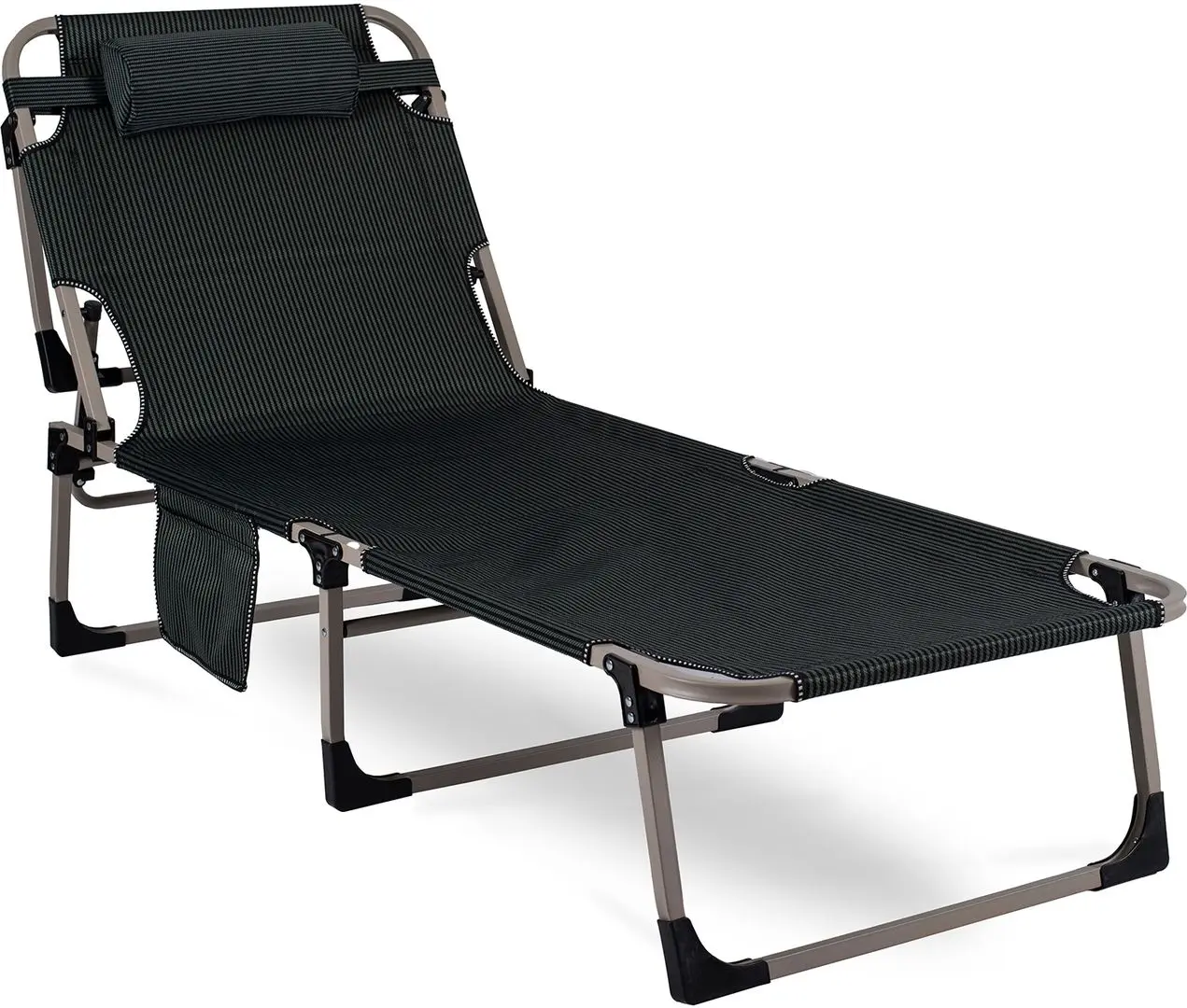 Шезлонг Mebel Elite Venus (Grey/Black)