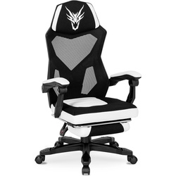 Fotoliu gaming Mebel Elite Bing (White/Black)
