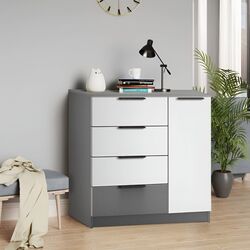Tumba Modern Komfort 4+1S (Slate Gray/White)
