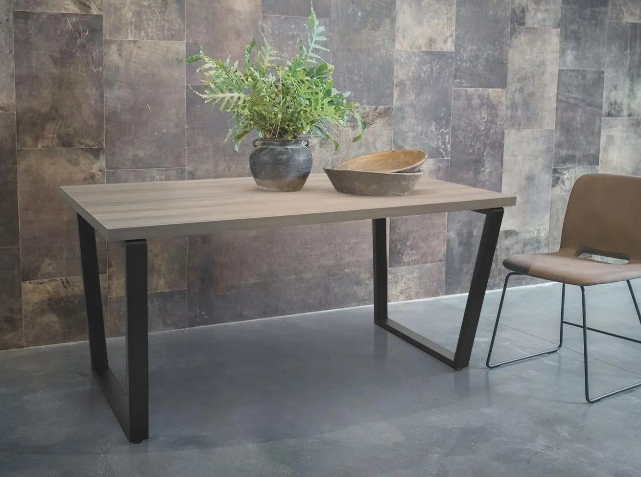 Masa DP Cleopatra 180x90 (Wood/Black)