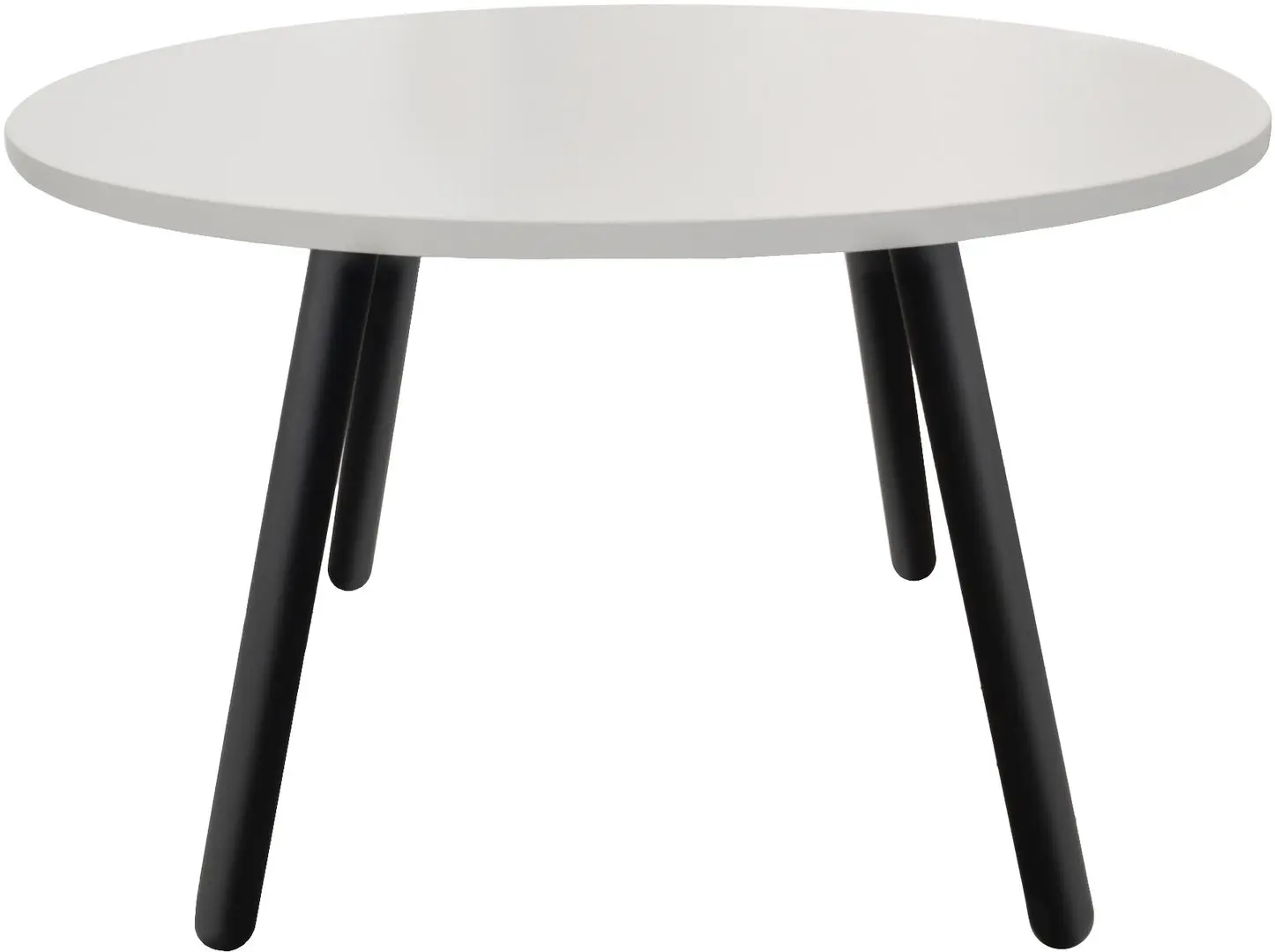 Стол DP Fusion Rondo 4 100x100 (White/Black)
